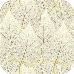 WallWear - Self Adhesive Wallpaper & Wall Sticker (Golden Piple Leaf) Extra Large (300x40cm) for Bedroom | Livingroom | Kitchen | Hall Etc.-picture-58