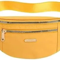 The Purple Tree Waist Bag for Women and Men, Adjustable Strap Hands Free Bag with 2 Zipper Pockets, Fanny Pack for Women Waist Pouch for Women (Yellow)-image-98