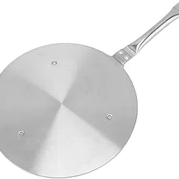 Ubersweet® 24cm Heat Diffuser Plate Stainless Steel Induction Cooker Heat Transfer Plate Adapter with Handle 3 Layers Design-image-89