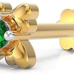 u are 925 Sterling Silver 18K Gold Plated Infinite Hearts Nose Pin for Women and Girls | With Certificate of Authenticity and 925 Stamp-picture-51