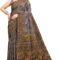 tamaira fashion Women's Elephant Printed Pure Soft Cotton Salli Saree Without Blouse Piece(11922_Parent)-picture-20