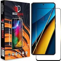 BizzBoxx | Premium Screen Protector | POCO X6 5G | POCO X6 Pro 5G | Tempered Glass Guard | Anti Static | Full Screen Coverage-Edge to Edge | 9H Hardness | With Easy Installation Kit (Pack of 1)-picture-65