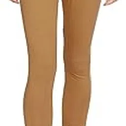 lux lyra Lyra Women Solid Premium Cotton Churidar Leggings | Mid-Waist | Fashionwear Biscuit-picture-34