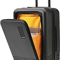 mokobara The Cabin Pro Luggage 58cms Cabin Size German Makrolon Poly-Carbonate Hard Sided 8 Hinomoto Wheels Suitcase Trolley (Black)-picture-36