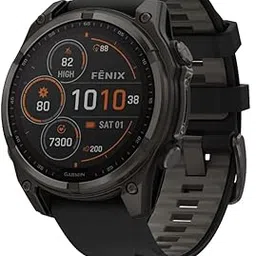 Garmin Fenix 8-47 MM |Premium Multisport GPS Smartwatch with Solar Charging | Upto 48 Days of Battery Life with Built-in Speaker, LED Flashlight and Microphone | Advanced Health Monitoring Features-picture-45