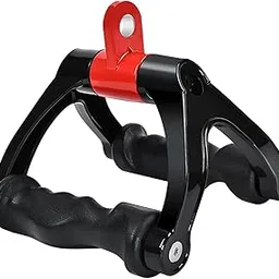 ATORSE Two D Rowing Handle Cable Attachment Back Training Gym Weight Workout Black-picture-32