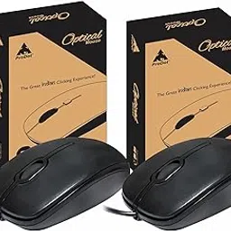 ProDot High-Performance Wired Mouse - Ergonomic Design, Precise Tracking, Universal Compatibility - Ideal for PC, Mac, Gaming, and Office Use (185 (Pack of 2), Wired)-image-2