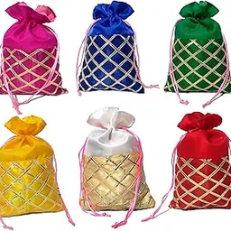 2ds Women's Gota Work Silk Potli Bags Set-picture-11