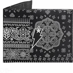 supervek Bandana Paisley Stitched Paper Wallet - Streetwear Hypebeast Paper Slim Bifold Mens Wallet - Men's Credit Card Holder Purse Wallets, Gifts for Him Boys Gents - RFID Blocking-picture-26
