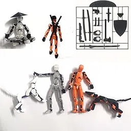 Dummy 13 Action Figure Robot | Fully Articulated Robot Toy | 3D Printed | Dual Combat Set – 2 Figures, 2 Robo Dogs & Battle Accessories-picture-11
