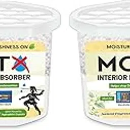 MOISTX Moisture Absorber 300g box with dual benefits | Capacity to trap 600ml of moisture from Air | Jasmine Fragrance | Pack of 2 | Dehumidifer for Wardrobe, Bathroom, Kitchen, Shoe Rack...-picture-36