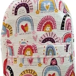 little chiku Soft and Colorful Cotton Kids Backpack for School and Travel – Lightweight, Spacious, and Comfortable Design for Boys and Girls-picture-30