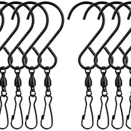 UniMarket360? Rotating Hooks: Swivel Hangers for Wind Chimes, Bird Feeders & More - Durable Stainless Steel Outdoor Decor Set of 1 String Light-image-51