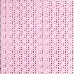 Edu Toys Base Plastic Plate Board 32 x 32 Pegs/Dots for Classic Building Blocks Bricks Compatible with All Brands - Pink-picture-14