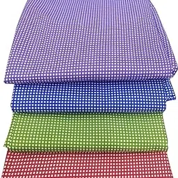 Nisco care Patient Gown Pure Cotton (Blue Checks) Back Open Unisex-picture-39