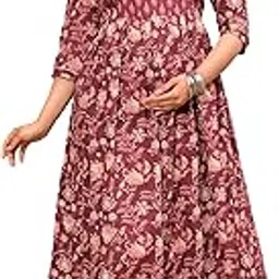 Women Cotton Knee Length Maternity Nighties & Nightdresses-picture-11