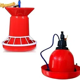 TM&W-Plastic Poultry 4 kg Feeder, 4 LTR Drinker 1 for All Birds 2 PC-picture-25