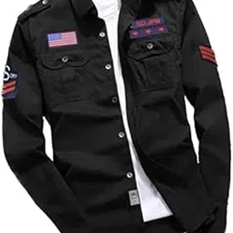 Men's Regular Fit Full Sleeve Summer wear Cotton Double Pocket Shirt for Men Availabel Size M=38, L=40, XL=42-picture-28