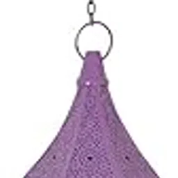Lalhaveli Home Decor Ceiling Light Purple Metal Moroccan Hanging Lamp Lights for Decoartion Gifts (13 x 6 Inch)-picture-25