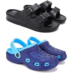 WINGSCRAFT Men's Rover Lightweight Comfortable| Slides|Clogs| Sandals with Adjustable Back Strap for Men Multicolor-picture-21