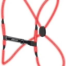 COAST LH150 Rechargeable LED Lighted Safety Harness. Color Changing, Reflective, Ultralight, One Size Fits Most-picture-24