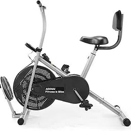 Adonai Air Bike, Exercise Cycle with Twister Board& Back Support, Fix/Stationary Arms for Home Gym Cardio Full Body Weight Loss Workout - Pre Semi Installation-image-44