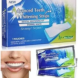 Safe Advanced Teeth Whitening Strips for Brighter Smile, Removes Stains pack of 7-picture-26