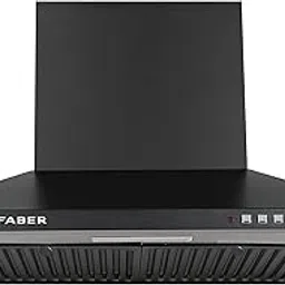 Faber 60 cm 1000 m³/hr Kitchen Chimney (HOOD PLUTO PB BF BK 60, Baffle Filter, Push Button, Black)-image-81