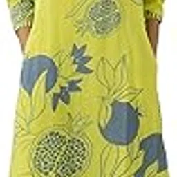 gosriki Women's Rayon Blend Straight Printed Kurta with Palazzo (ANAAR-Green-KS-GS_S_Green_Small)-picture-21