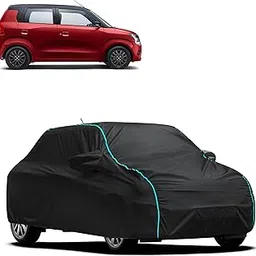 AYSHU All-Weather Resistant Car Cover Compatible with Maruti Suzuki WagonR | Heavy-Duty Triple-Stitched | Mirror Pockets | UV, Dust & Rain Protection | Elastic Bottom with Windproof Buckle Strap-image-61