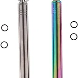 MILAAN Waterproof Titanium Alloy Pocket Toothpick Ear Pick Holder CING Silver (66006169MLN)-picture-25