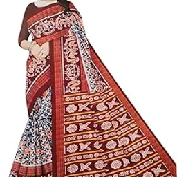 Pure Cotton Saree For Women Without Blouse Piece (Brown) Akash Special 29-picture-29