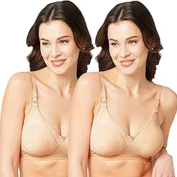 libertina Full Coverage Everyday Comfortable wear Bra, Skin Friendly bras-L26 Pack of 2-picture-35