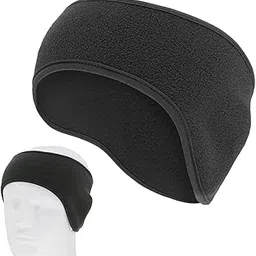 bazpur mart BAZPUR MART® Windproof Fleece Cycling Ear Warmers Muf Headband for Men and Women Winter Running Yoga Skiing Workout-picture-12