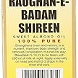 Hamdard RAUGHAN-E-BADAM SHIREEN Sweet Cold Pressed 100% Pure and Natural Almond Oil -(100 ML)-Pack of 3-picture-19