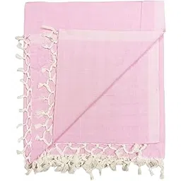 Arvore Bunkaar The Handloom Story 100% Organic Desi Cotton Soft Bhagalpuri Chadar/Summer Blanket/Khes/Top Sheet/AC Blanket (Plain, Pink, 1, Bhagalpuri Chadar)-picture-21