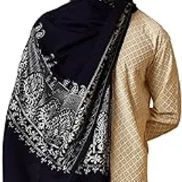 tweedle Men’s Kashmiri Aari Embroidery Stole/Scarf, Size - 28 x 80 inches-picture-47
