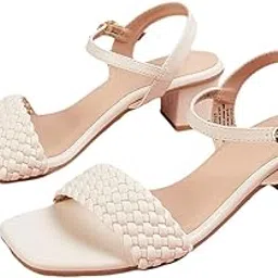 max Women Braided Strap Block Heels Heeled Sandal-picture-30