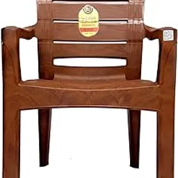 ANMOL Moulded Jaguar High Back Chair Strong Structure Build Chair for Home, Garden, Office, Outdoor Brown Weight Bearing Capacity 200 kgs (Set of 1)-picture-18