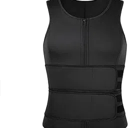 calandis Men Sauna Suit Sweat Vest Waist Trainer Shaper Tank Top Compression L | Shapewear | Intimates & Sleep-picture-23