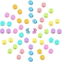 DazzleDiva 10Pcs Mini Colorful Flower Design Tiny Clip for Multiple Hair Styling Mini Claw Clips Flower Hair Bangs Pin Kids Hairs Accessories Clips Hair Claws Accessories for Kids Baby Girls and Women's Candy Colors 10Pcs-picture-22