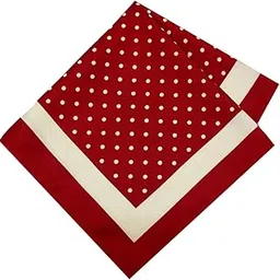 leonardi Mens Printed Pocket Square | Satin | Microfiber | 12 x 12 inches | tweed fabric | Superior finishing| Packaging – folder | Colour -Red (Set of 1)-picture-40