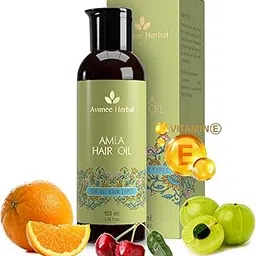 Avimee Herbal Keshpallav Amla Hair Oil | For Long & Strong Hair | With Vitamin E and Amla Seed Oil | Mineral Oil Free | 100 ml-picture-53