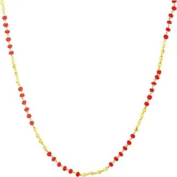shining jewel - by shivansh Long Gold Plated Tradtional Gold Mala Chain Necklace for Women (SJ_2417)-picture-29