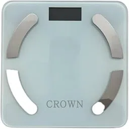 Crown Electronic Digital Personal Scale, LCD Display, Weighing Scale, Black, Bathroom Use, High-Precision Sensors, 1.2-inch LCD Screen, 180kg Capacity, Compact-picture-34