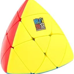 HAWKISTER Kid Moyu Mfjs Meilong Mastermorphix Cube 3X3X3 Stickerless Pyramid Speed Cube Puzzle, Age 6 Years+-picture-13