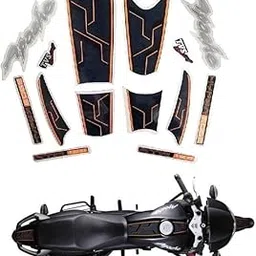 Sticker & Decal for Bike (Orange, Black) (Apache_160_RTR_Hyper_Edge_Orng_Blk_Stc)-picture-11