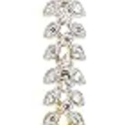 yellow chimes American Diamond Maang Tikka for Women High Grade Authentic AD Jewellery Maang Tikka for Women and Girls-picture-36
