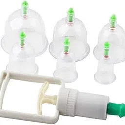 HBD SALES 6 Pcs Body Skin Pull Out Vacuum Suction Massage Therapy for Blood Flow Circulation, Pain Relief Deep Body Tissue Muscle Relaxer Massager-picture-13