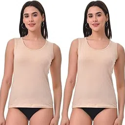 Adira | Inner Tank Top Women | Inner Tank Top | Wide Fabric Shoulder | Round Neckline | Offers Full Coverage | Pack of 2-picture-42